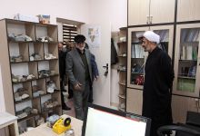 گزارش تصویری از بازدید هیات رئیسه دانشگاه از دانشکده علوم زمین